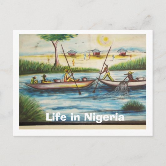 Carte Postale Bienvenue Au Nigeria (Devant)
