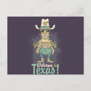 Carte Postale Bienvenue au Texas