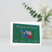 Carte Postale Bienvenue au texas (Debout devant)