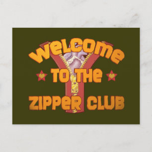 Carte Postale Bienvenue au Zipper Club