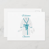 Carte Postale Bienvenue aux invités (Devant / Derrière)