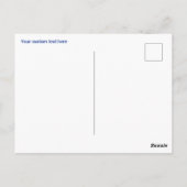 Carte Postale Bienvenue Brosses à peintures Primaire Couleurs Pe (Dos)