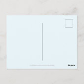 Carte Postale Bienvenue chez les animaux de la forêt du quartier (Dos)