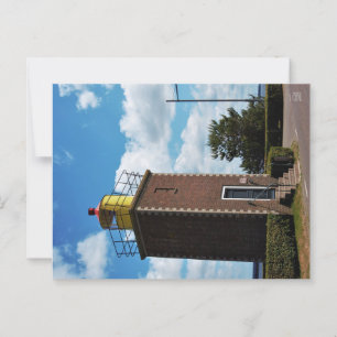 Carte Postale Bienvenue chez nous, phare de Willemstad Pays-Bas.