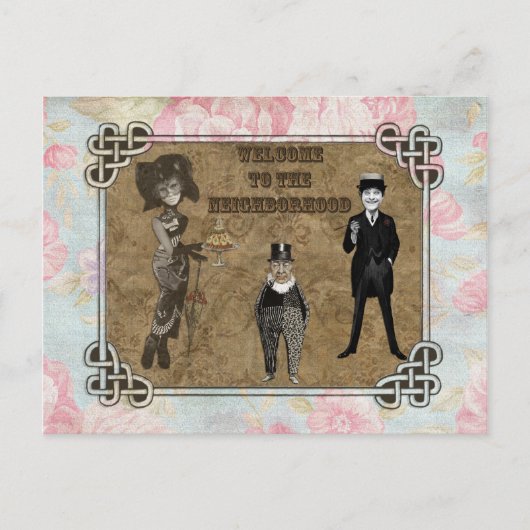 Carte Postale Bienvenue Dans Le Quartier (Devant)