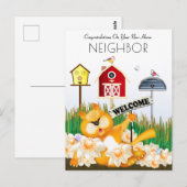 Carte Postale Bienvenue dans le quartier Nouvelle Maison (Devant / Derrière)