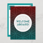 Carte Postale bienvenue dans l'équipe de géométrie sacrée (Devant / Derrière)