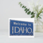 Carte Postale Bienvenue dans les notes post-it de Idaho (Debout devant)