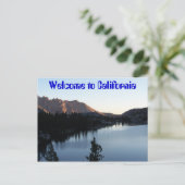 Carte Postale Bienvenue en Californie (Debout devant)