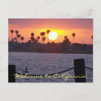 Carte Postale Bienvenue en Californie