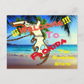 Carte Postale Bienvenue en Floride (Devant)