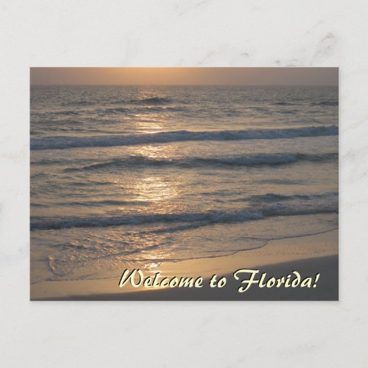 Carte Postale Bienvenue en Floride (Devant)