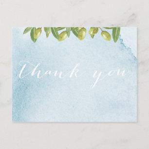 Carte Postale Bienvenue en Italie Mariage toscan Merci