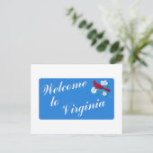 Carte Postale Bienvenue en Virginie - USA (Debout devant)