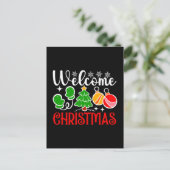 Carte Postale Bienvenue Noël (Debout devant)