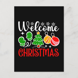 Carte Postale Bienvenue Noël