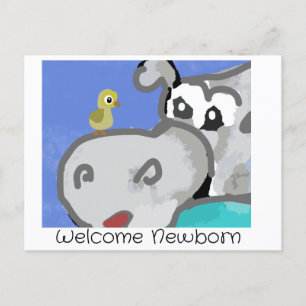 Carte Postale Bienvenue Nouveau