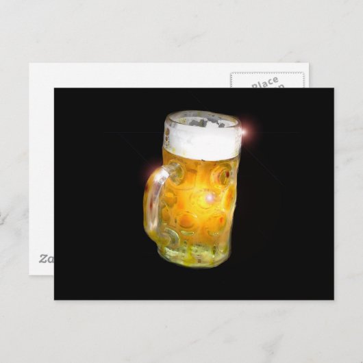 Carte Postale Bière (Devant / Derrière)