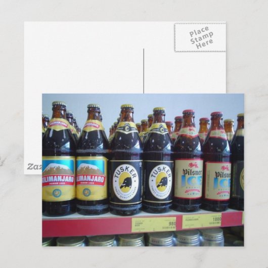 Carte Postale Bière (Devant / Derrière)