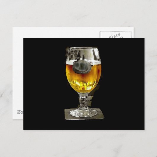 Carte Postale Bière (Devant / Derrière)