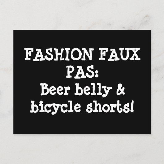 Carte Postale Bière (Devant)