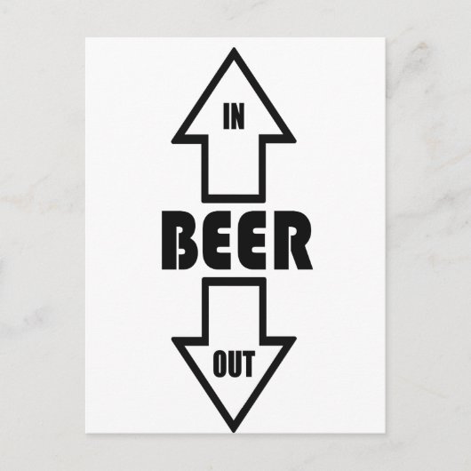 Carte Postale bière (Devant)