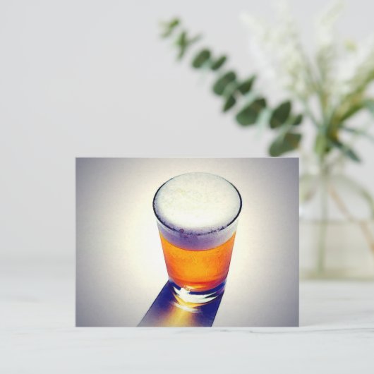 Carte Postale Bière (Debout devant)