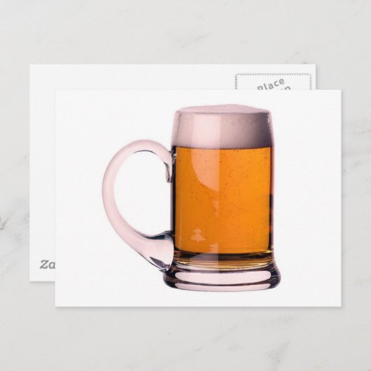 Carte Postale Bière (Devant / Derrière)