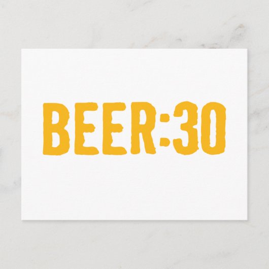Carte Postale Bière : 30 (Devant)