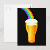 Carte Postale Bière arc-en-ciel (Devant / Derrière)