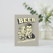 Carte Postale Bière : C'est un séjour en Can (Debout devant)