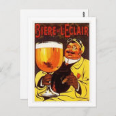Carte Postale Biere de L'eclair (Devant / Derrière)