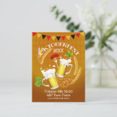 Carte Postale Bière de toiture Oktoberfest (Debout devant)