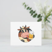 Carte Postale Bière de vache (Debout devant)