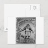 Carte Postale Bière et alimentation 1887 (Devant / Derrière)