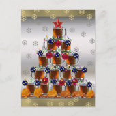 Carte Postale Bière et chips (Devant)