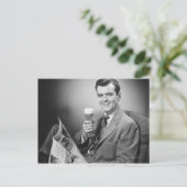 Carte Postale Bière froide (Debout devant)