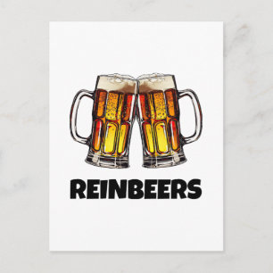 Carte Postale Bière Noël Reinbeers