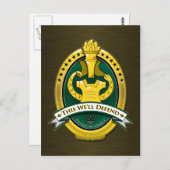 Carte Postale Bière pression de la meilleure qualité de sergent (Devant / Derrière)