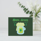 Carte Postale Bière verte (Debout devant)