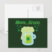 Carte Postale Bière verte (Devant / Derrière)