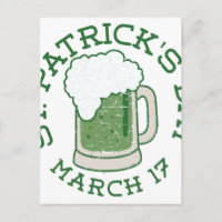 bière verte en détresse st patrick