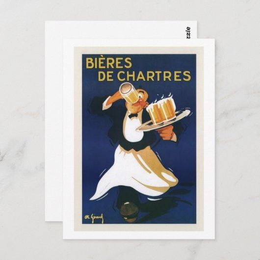 Carte Postale Bières de Chartres (Devant / Derrière)