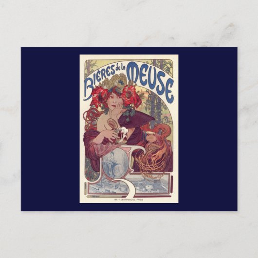 Carte Postale Bieres de la Meuse (Devant)