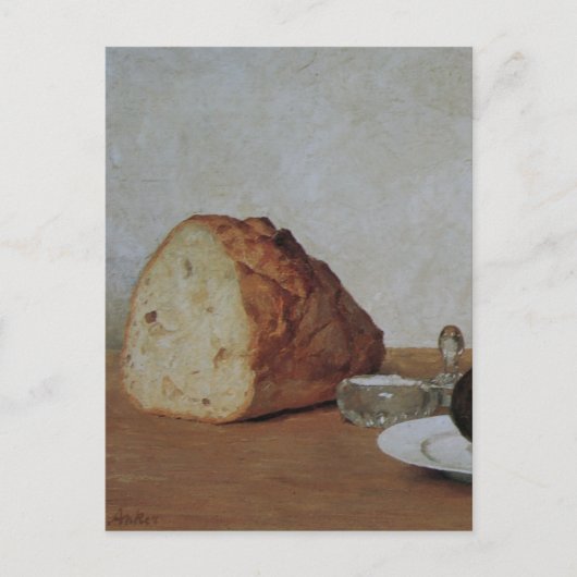 Carte Postale Bières et radis de la nature - Albert Anker (Devant)