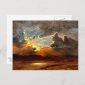 Carte Postale Bierstadt - Ciels illuminés, beaux paysages (Devant / Derrière)