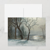 Carte Postale Bierstadt hiver en Yosemite peinture (Devant / Derrière)