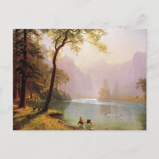 Carte Postale Bierstadt - Kern's River Valley, Californie, (Devant)