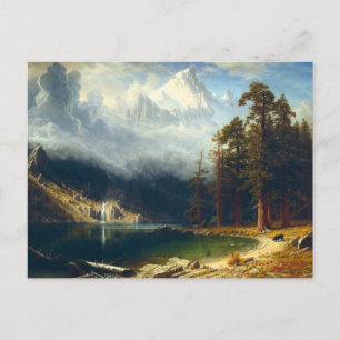 Carte Postale Bierstadt Mount Corcoran Postcard
