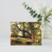 Carte Postale Bierstadt - Un sentier à travers les arbres (Debout devant)